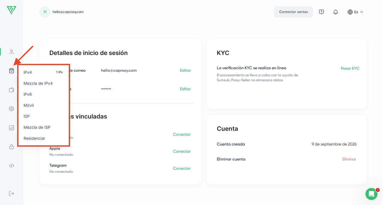 Proxy Seller — Cómo comprar proxies (guía paso a paso)