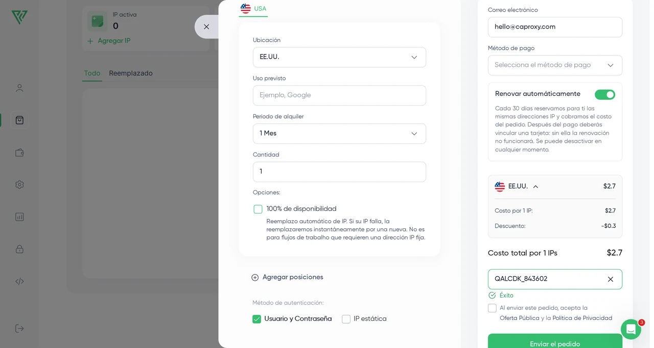Proxy Seller — Cómo comprar proxies (guía paso a paso)