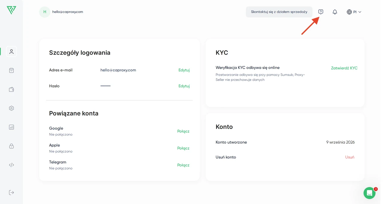 Proxy Seller — Konfiguracja proxy
