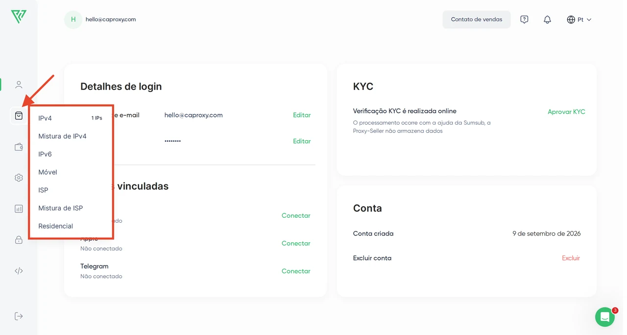 Proxy Seller — Como comprar proxies (passo a passo)