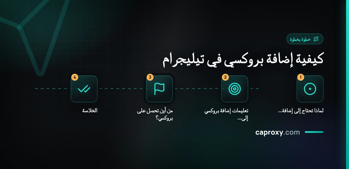كيفية إضافة بروكسي في تيليجرام