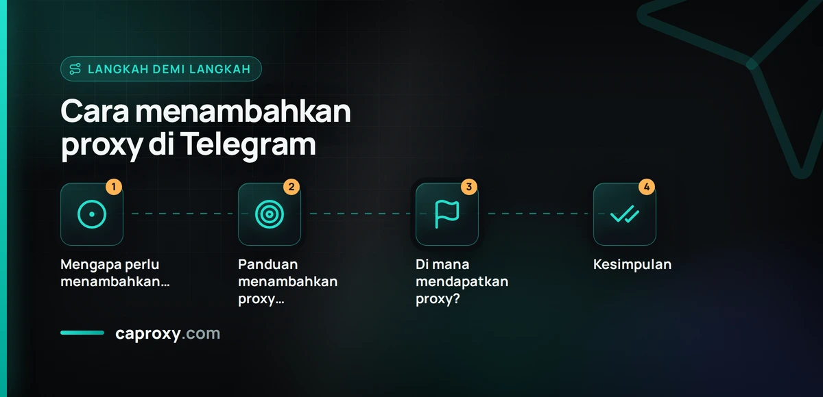 Cara menambahkan proxy di Telegram
