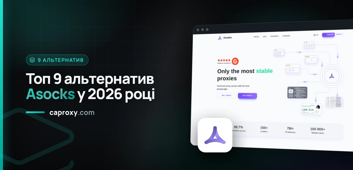 Топ 9 альтернатив Asocks у 2026 році
