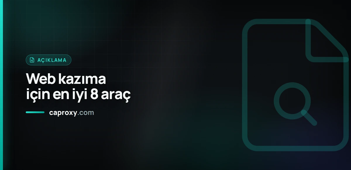 Web kazıma için en iyi 8 araç
