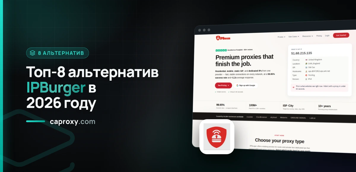 Топ-8 альтернатив IPBurger в 2026 году
