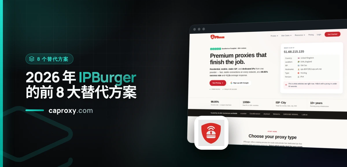 2026 年 IPBurger 的前 8 大替代方案