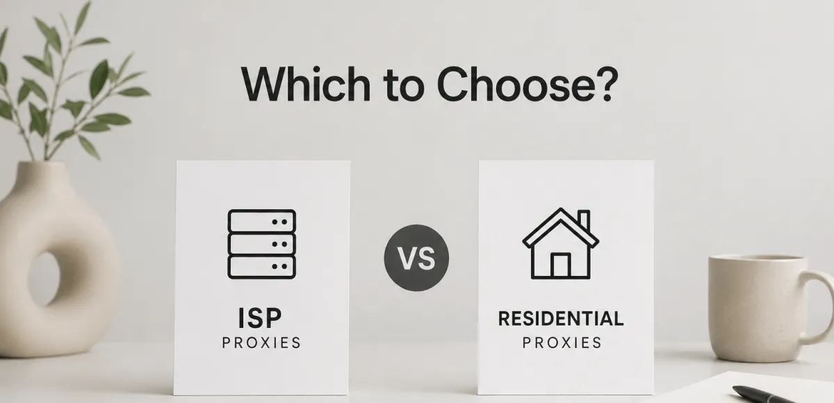 ISP vs Residential Proxies: Which to Choose?