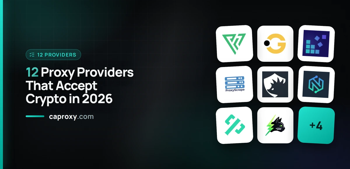 12 Proxy Providers That Accept Crypto in 2026