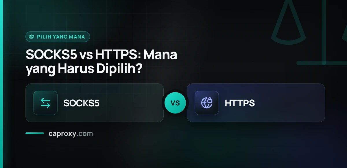 SOCKS5 vs HTTPS: Mana yang Harus Dipilih?