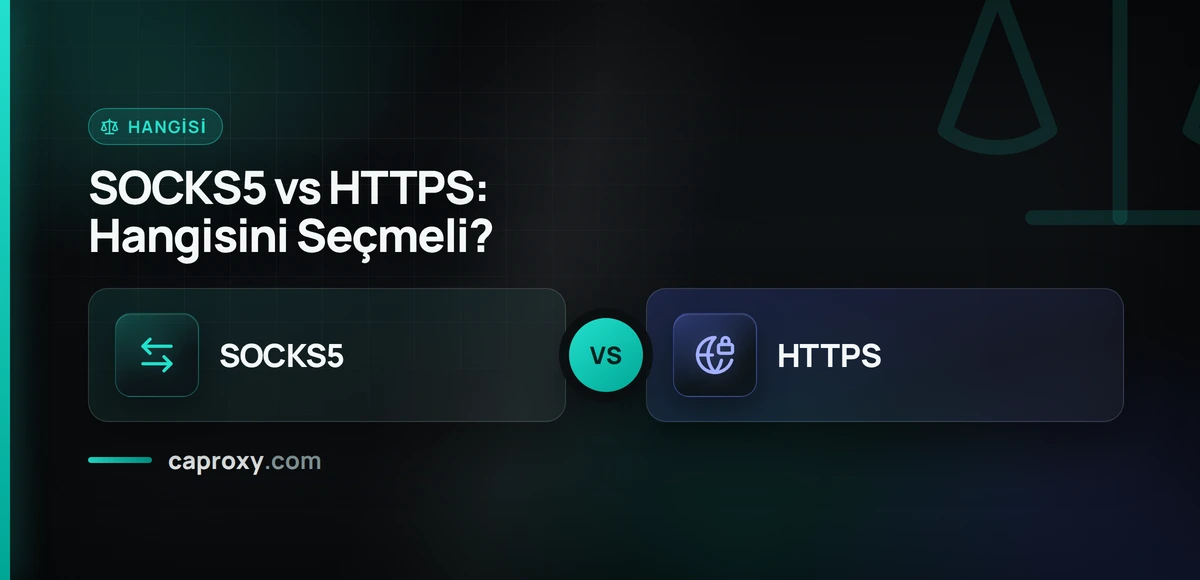 SOCKS5 vs HTTPS: Hangisini Seçmeli?